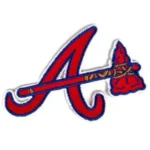 Atlanta Braves Script A with Tomahawk Logo Patch
