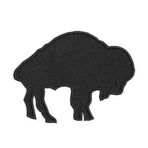 Buffalo Bills Vintage 1970 Black Bull Logo Patch