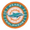 Miami Dolphins Orange Round Logo Patch
