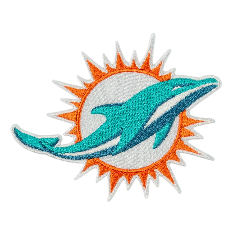 Miami Dolphins Primary Sunburst Logo Patch