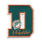 Miami Dolphins Block 'D' Logo Patch