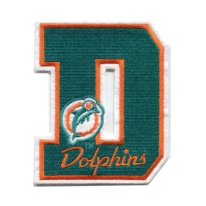 Miami Dolphins Block 'D' Logo Patch