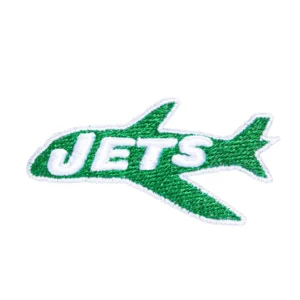 New York Jets Green JETS Airplane Logo Patch