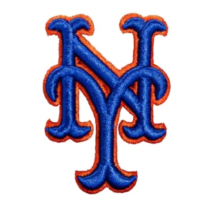 New York Mets blue "NY" logo patch