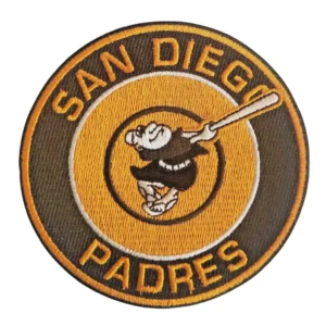 San Diego Padres Swinging Friar Round Logo Patch
