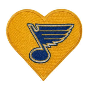 St. Louis Blues Vinatge Yellow Heart Logo Patch