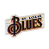 St. Louis Blues Retro Music Notes Script Logo Patch