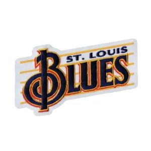 St. Louis Blues Retro Music Notes Script Logo Patch