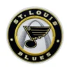 St. Louis Blues Retro Black Round Logo Patch