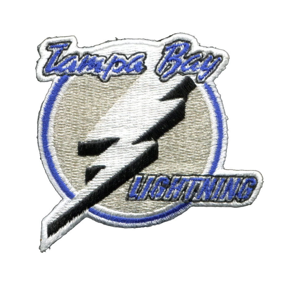 Tampa Bay Lightning 1992-2001 Script Logo Patch