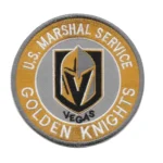 Vegas Golden Knights Golden US Marshal Service Logo Patch