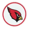 Arizona Cardinals Bird Face Round Logo Patch