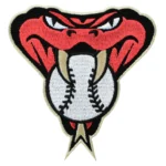 Arizona Diamondbacks Snake Head Tan Border Patch