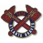Atlanta Braves Crossed Tomahawks Logo Patch