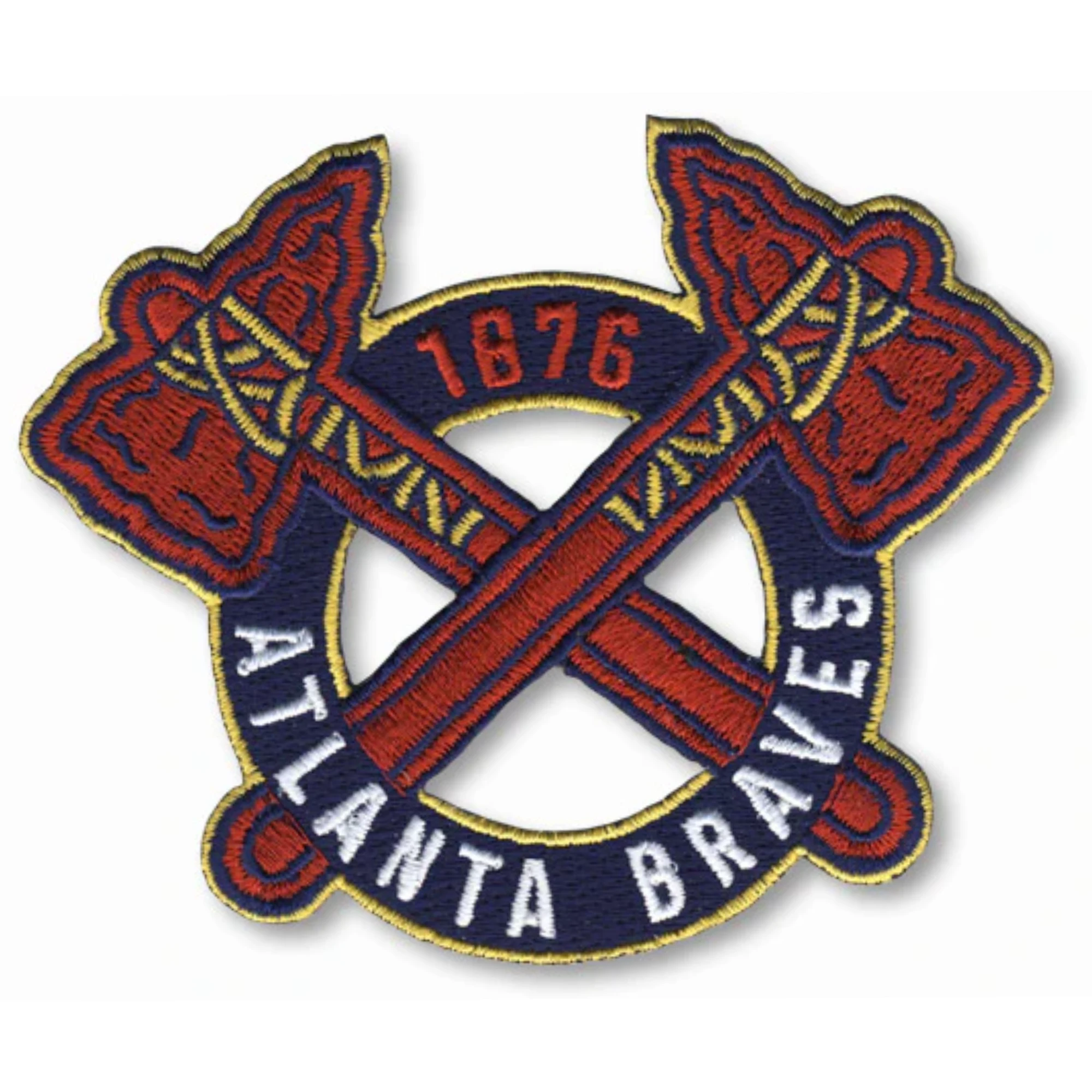 Atlanta Braves Crossed TomahawAtlanta Braves Crossed Tomahawks Logo Patchks Logo Patch