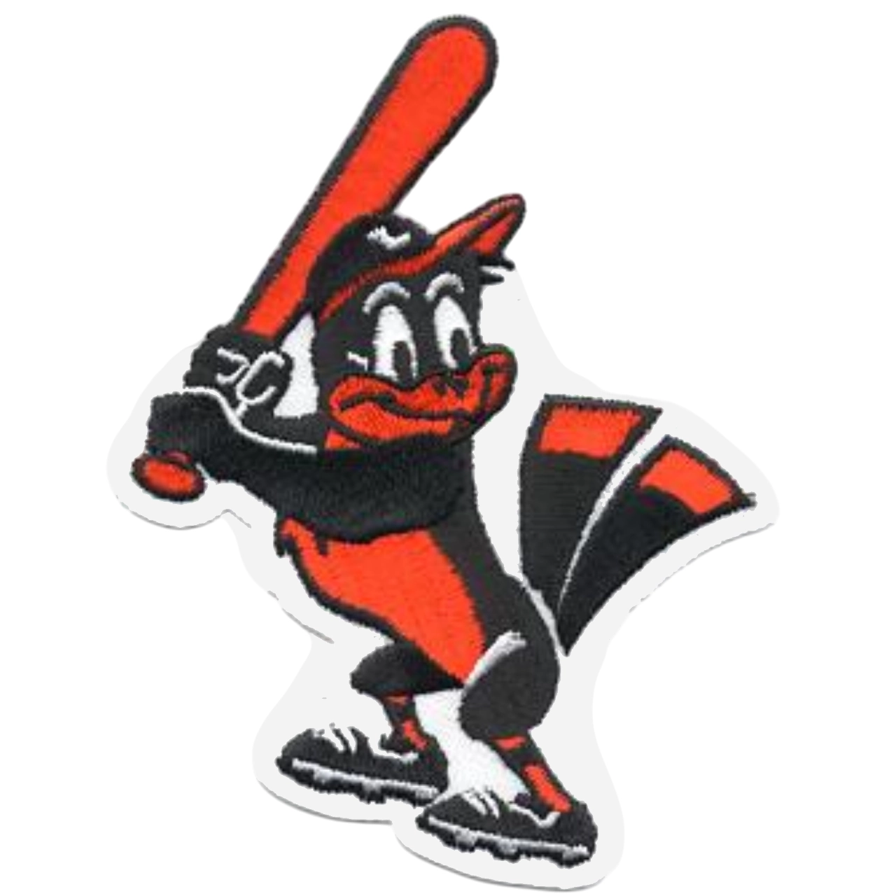 Baltimore Orioles Bird With Bat Logo Patch