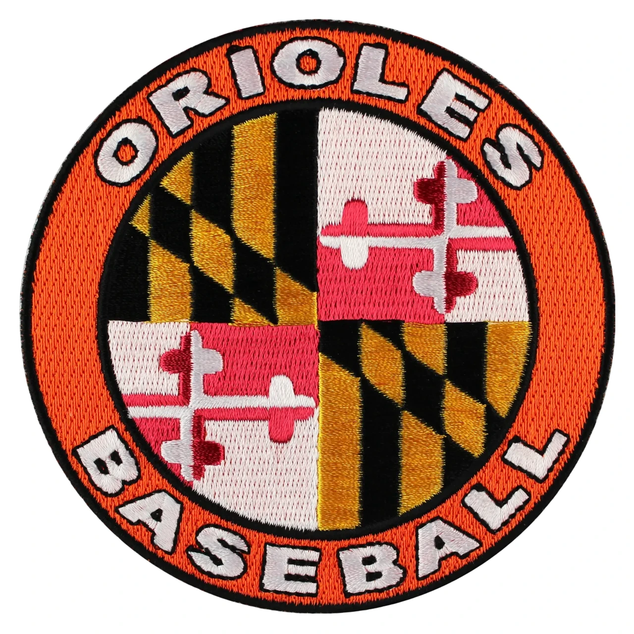 Baltimore Orioles Maryland State Flag Patch