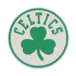 Boston Celtics Shamrock Round Logo Patch