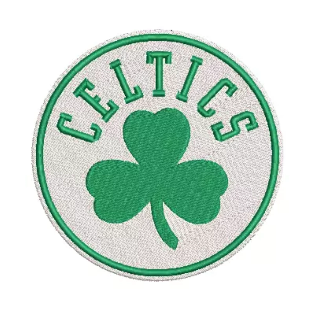 Boston Celtics Shamrock Round Logo Patch