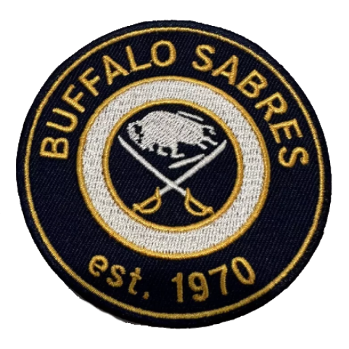 Buffalo Sabres Established 1970 Round Team Logo Patch