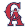 California Angels "CA" logo patch