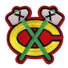 Chicago Blackhawks Alternate Home Tomahawks Logo PatchChicago Blackhawks Alternate Home Tomahawks Patch
