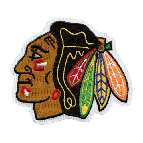Chicago Blackhawks Native Chief Logo Patch