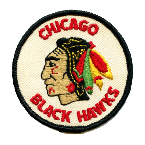 Chicago Blackhawks Retro Round Logo Patch