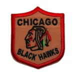 Chicago Blackhawks Shield Logo Embroidered Patch