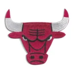 Chicago Bulls Red Bull Face Logo Patch