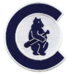 Chicago Cubs Retro Bear with Bat Logo Patch