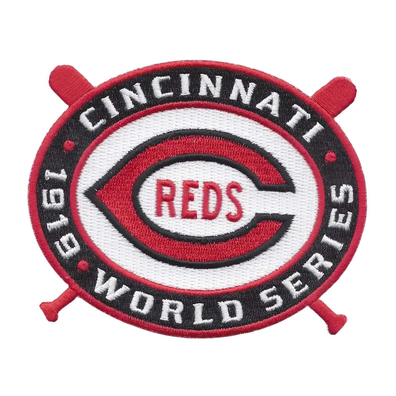 Cincinnati Reds 1919 World Series Black Crossed Bats Patch