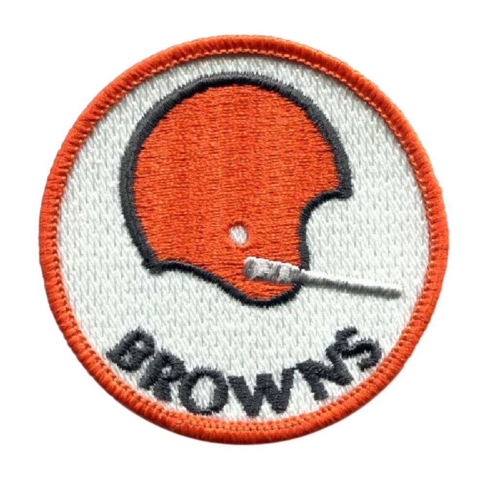 Cleveland Browns Round Helmet Logo Patch