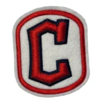 Cleveland Guardians 3D Puffy White C Logo Patch