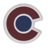 Colorado Avalanche Alternate State Flag Logo Patch