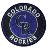 Colorado Rockies Round Team Logo patch