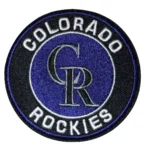 Colorado Rockies Round CR Team Logo Patch