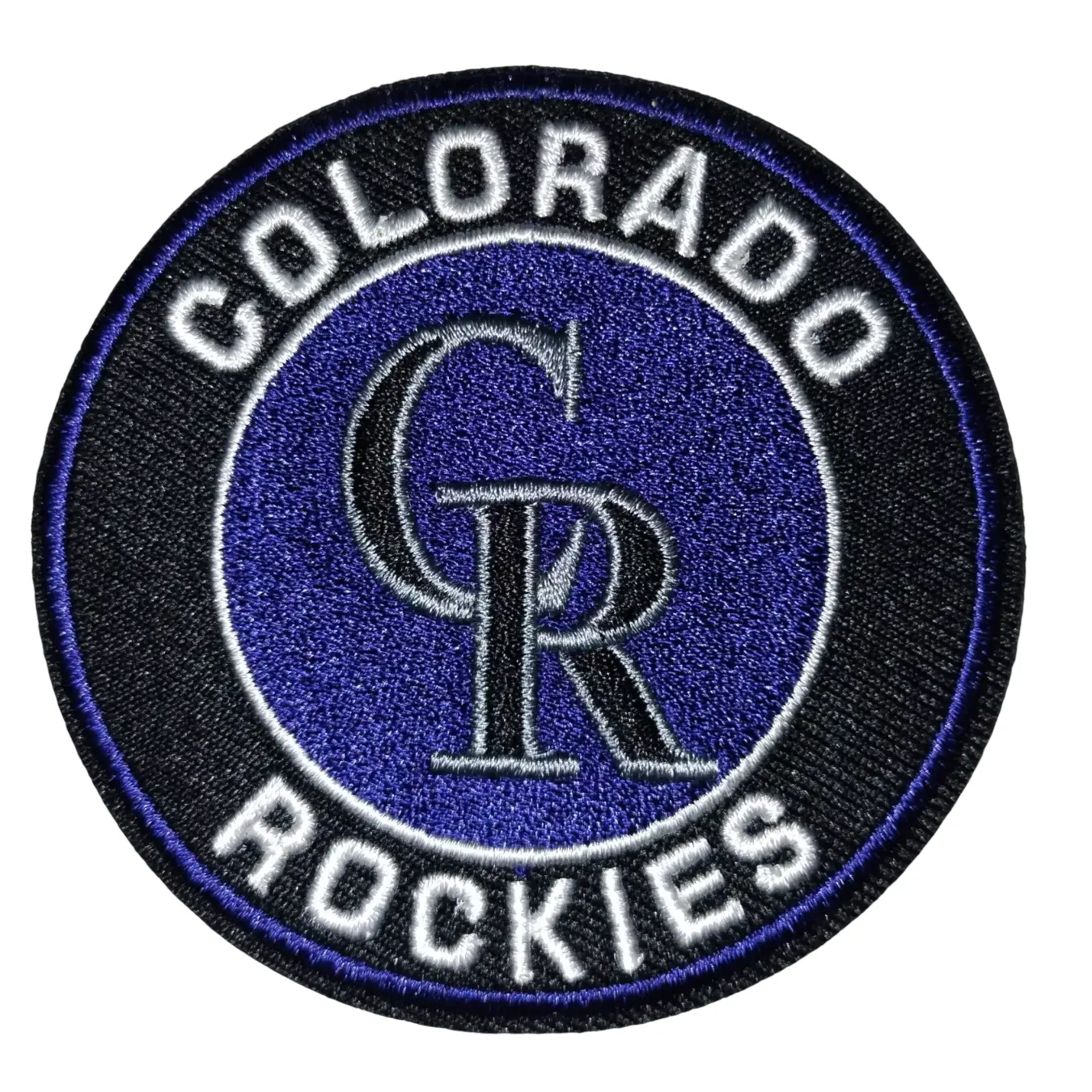 Colorado Rockies Round Team Logo patch