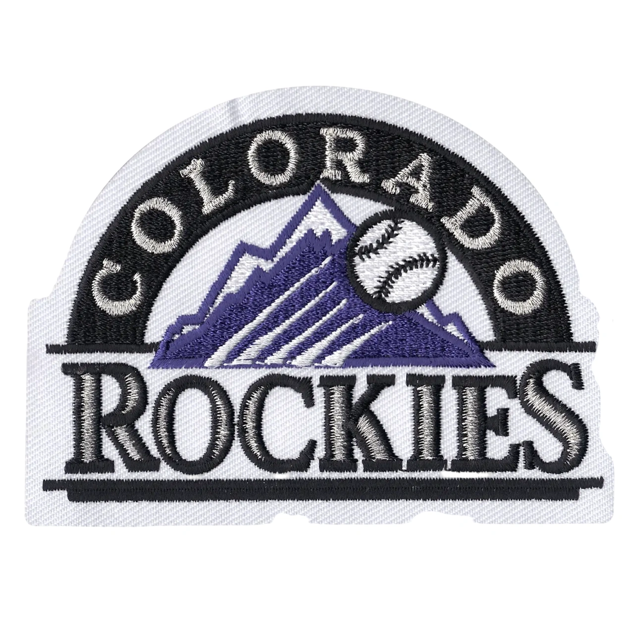 Colorado Rockies Mountain Baseball Logo Patch