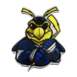 Columbus Blue Jackets Sting Mascot Logo Patch