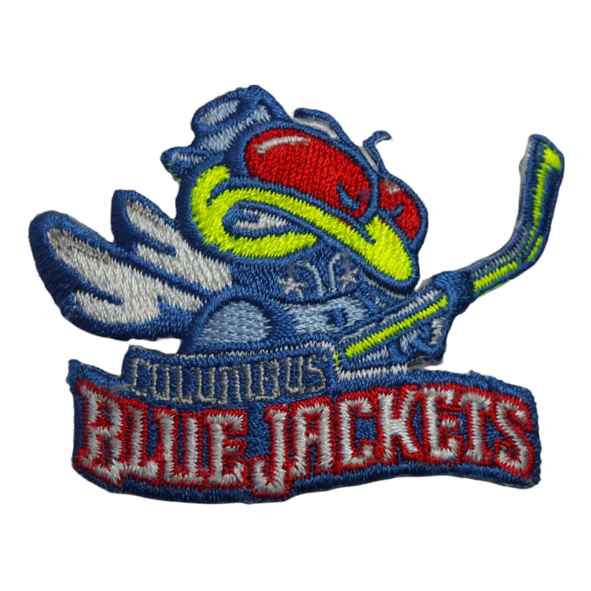 Columbus Blue Jackets Stinger Mascot Logo Patch