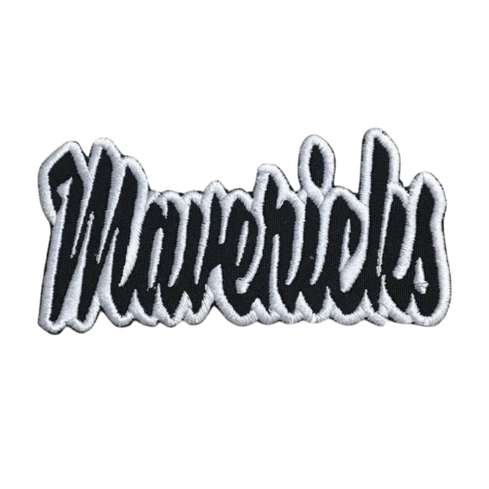 Dallas Mavericks Black Script Wordmark Patch