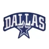 Dallas Team Star Retro Script Logo Patch
