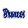 Denver Broncos Blue Script Logo Patch