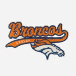 Denver Broncos Script and Horse Logo Patch