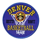 Denver Nuggets Basketball ESTD 1867 Logo Patch