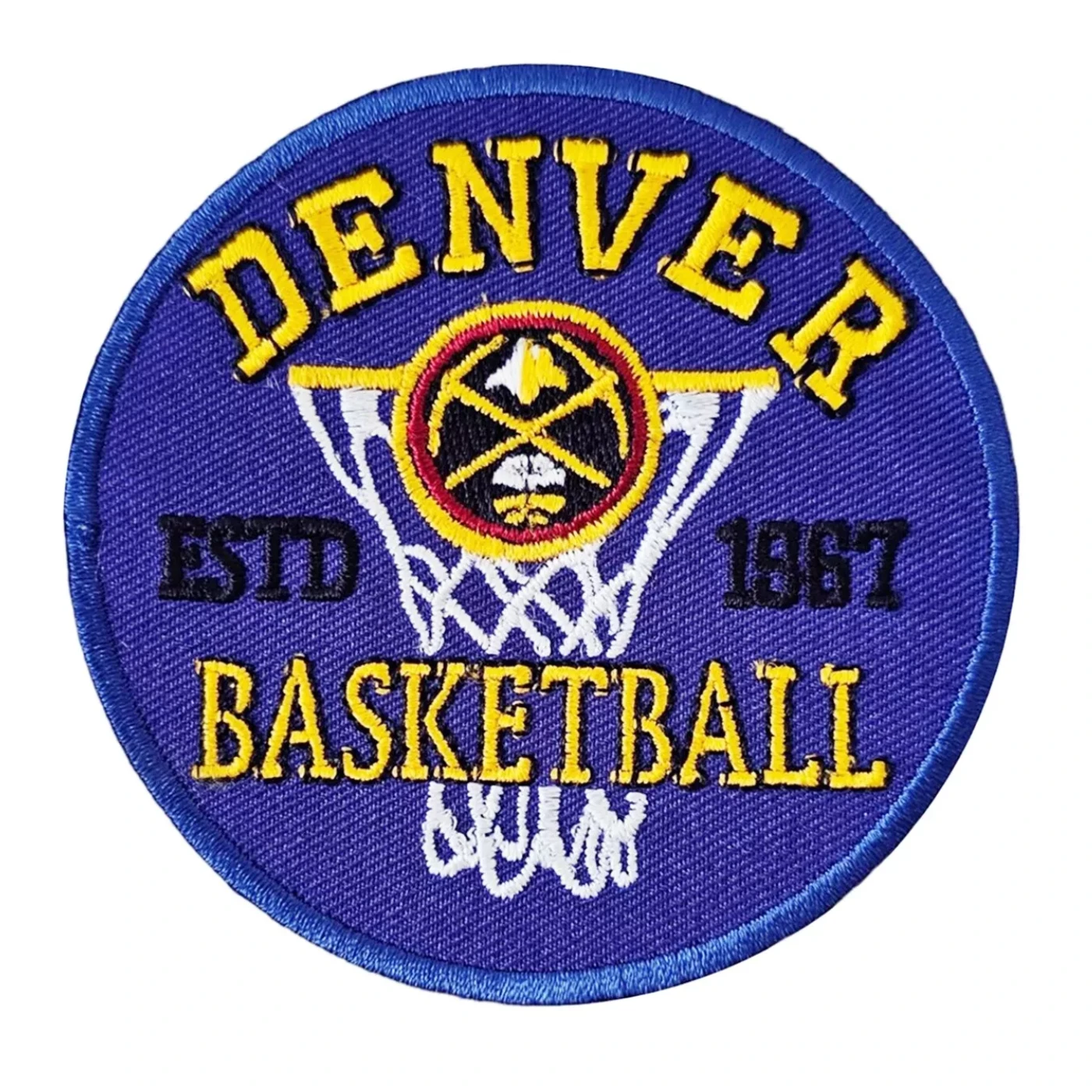 Denver Nuggets Basketball ESTD 1867 Logo Patch