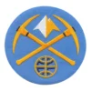 Denver Nuggets Round Retro Blue Logo Patch