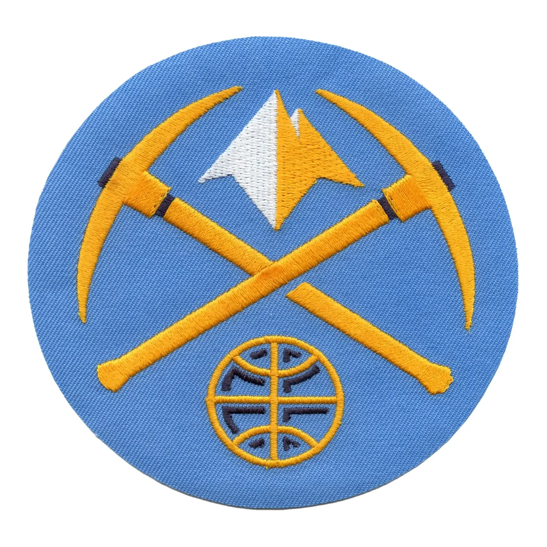 Denver Nuggets Round Retro Blue Logo Patch