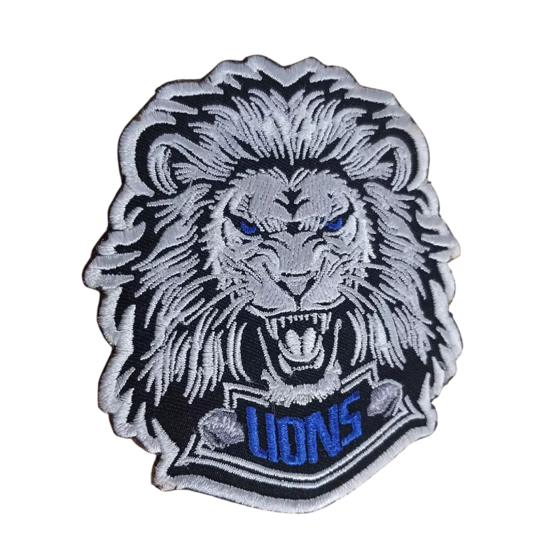 Detroit Lions Angry Lions Face Patch